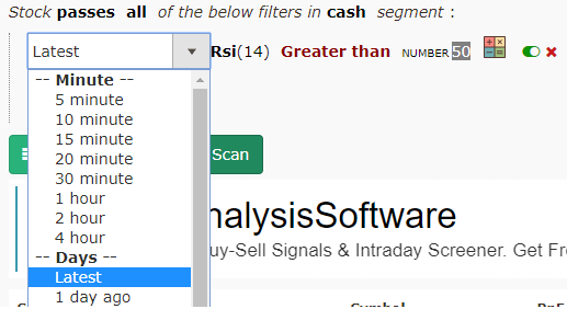 Chart Ink Screener